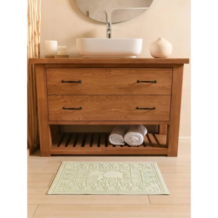 Arya boho rug, 50x70 cm, green color-4