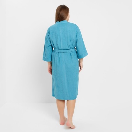 Women's bathrobe, blue color, size 52-5
