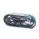 ATEMI N402 swimming glasses, silicone, black/amber