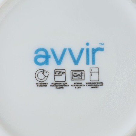 Pileplane “Papornipot sheet”, D = 15 cm, glass -ceramic, white color-4