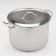 The pan is whole, 16 l, d = 31.6 cm, a metal cover, with a heat distribution layer, the capsule bottom