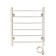 The electric heated towelputor "Sanprise" Aurora P6, 500x600 mm, right, white