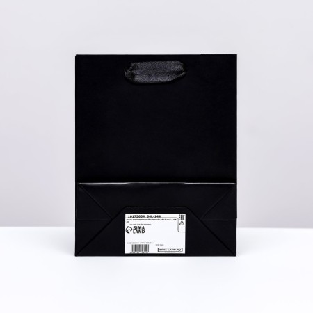 Laminated Black Packet, S 12 × 15 × 5.5 cm-1