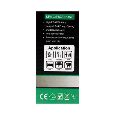 Front Facade "Gloss", FSD-046, 4 W, 3000K, 2 rays, IP65, 220 V, plastic, black-11