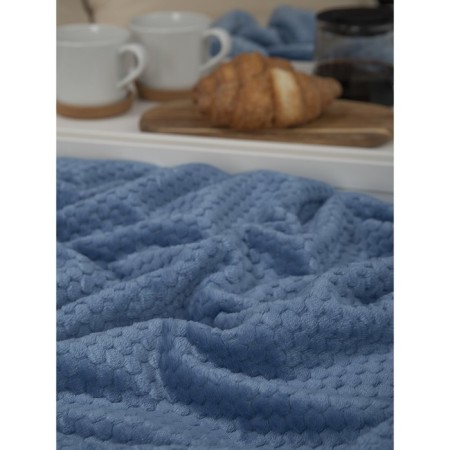 Texrepublic blanket, size 200x220 cm, blue color-7