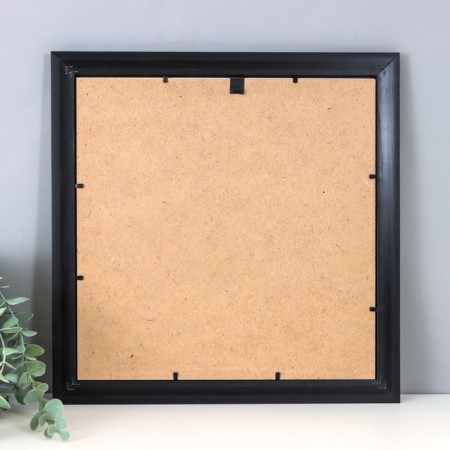 Photo frame Plastic "Gallery" 30x30 cm black (plastic screen)-1