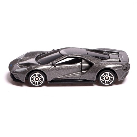 Metal Metallic Ford GT, 1:64, Gray Color-1