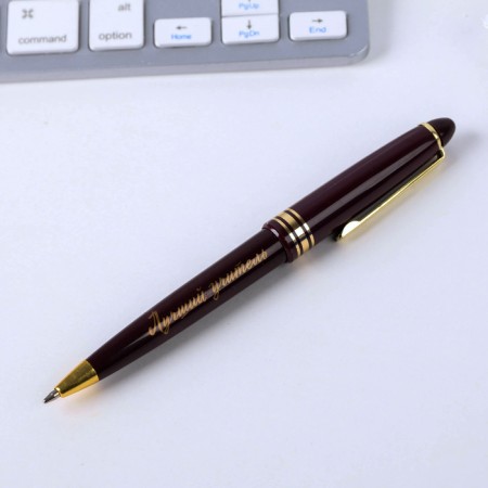 Pen in the tube “Dear teacher!”, Plastic, blue paste, 1.0 mm-3