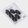 Set of metal self -adhesive hooks Savanna Black Loft Drop Box, 6 pcs