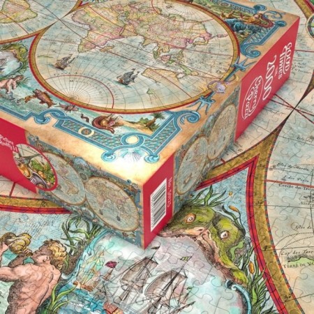Puzzle "World of the World of Great Discoveries", 2000 elements-2