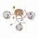 Adele Causenger Service 3x40W E27 Gold Model: 2612361