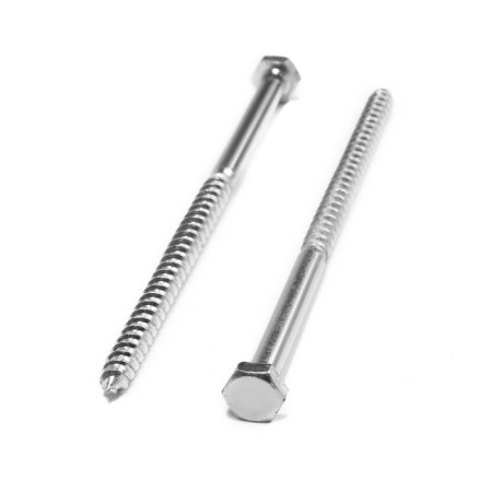 Tundra bolt, capercaillie, plumbing, Din571, M8x160 mm, 4.8 - 5 kg-2
