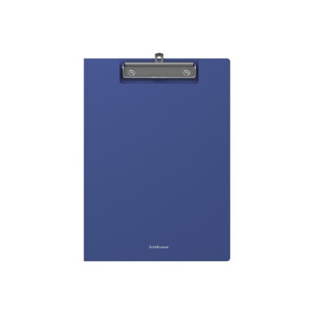 The folder-planet with A4 clamp, 1.3 mm, Erichkrause Matt Classic, plastic, with an inner pocket, blue-2