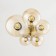 Suspended lamp Citilux "Tommy" CL102053, 36x36x56 cm, 5x40W, E14, brown color