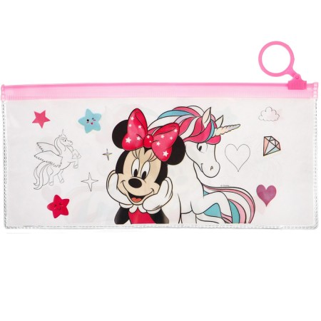 Penal soft, 1 compartment, 100x210 mm, PVC, Minnie Mouse and unicorn-3