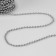 A chain for a bag, iron, d = 3.2 mm, 10 ± 0.5 m, silver color