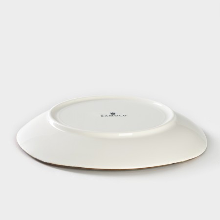 Porcelain plate Samold "Horecom Graphite", D = 21 cm-2