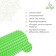 Massage roller SANGH, 33x12 cm, green color