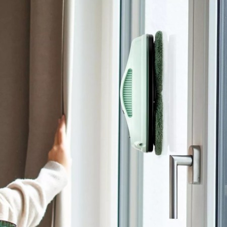 Robot Window Robi Kitfort KT-5189, 80 W, 5.5 min/m2, from battery, green-3