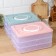 Egg storage container, 31.5 × 22 × 17.5 cm, 1 tier 24 cells, color mix