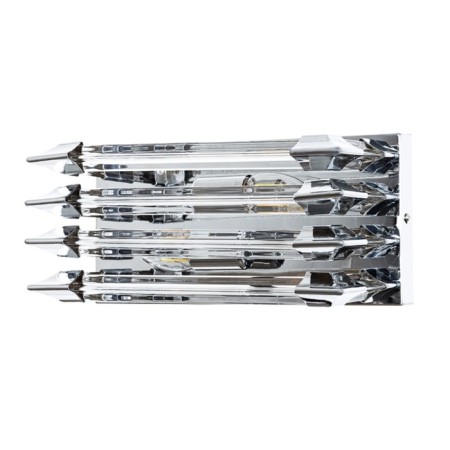 Wall lamp Arte Lamp Caravaggio A1059AP-2CC, E14, 2x40 W, 35x14x16 cm, chromium, transparent