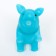 Brying toy "Little Pig" for dogs, 9 cm, blue