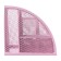 Chancellery trifle stand 7 departments, mesh metal, pink
