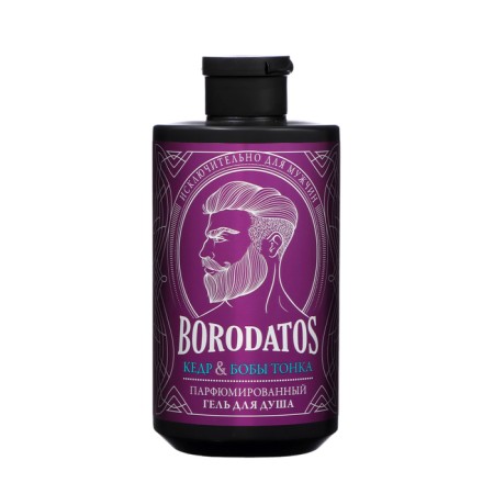 Shower gel perfumed Borodatos cedar and Bobs Tonka, 400 ml
