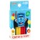 Set of candles for the cake "Happy Birthday", 8 pieces, blue tractor