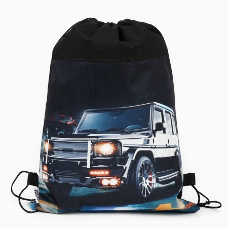 Back for shoes "Cool car" Non -packed canvas, size 30 x 40 cm-6