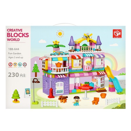 Designer "Wonderful House", 2 assembly options, 230 parts-7