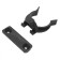 Clip + underclipper for support 95-130 black