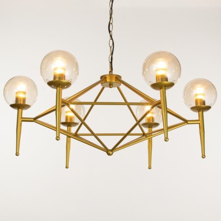 Paletto chandelier 6he27 40W gold 70x66x36-80cm Bayerlux-2