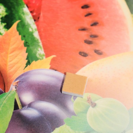 Decoration on the adhesive tape "Fruit basket" watermelon, 26x26 cm-2