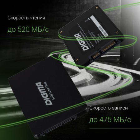 SSD Digma Sata III 512GB DGSR2512GS93T RUN S9 2.5 "-4