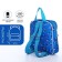 Baby backpack on lightning, blue color