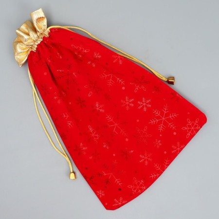 Bagon Gift suede “Congratulations from the heart”, snowflakes, embossing, 20 x 30 cm +/- 1.5 cm, New Year-4