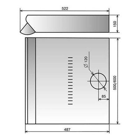 Exposure Elikor Davoline 60p-290-p3l, flat, 290 m3/h, 3 speeds, 60 cm, brown-1