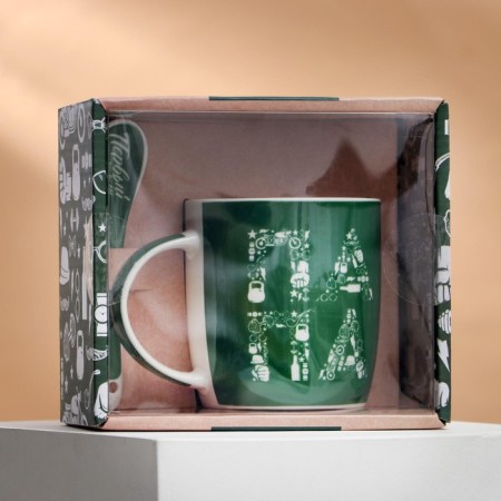 Dad set, 350 ml mug, spoon-6