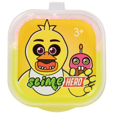 Slime "Slime Hero. Robots. Chicken ", yellow, 60 g-1