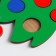 Mosaic "Emergency Christmas tree" with cards in a bag