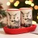 Set for spices ceramic "deer", 12x6.5x7 cm, white color