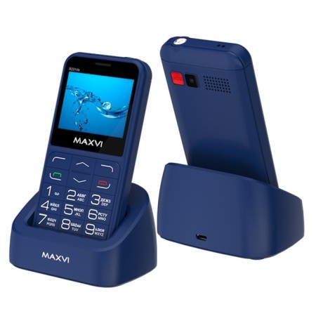 Cell phone Maxvi B231DS Blue-1