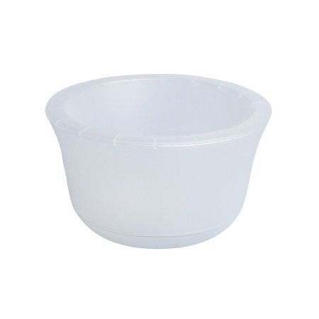 Plastic pot Live-In-Green with the Omega tab, D = 20 cm, 2.4 l, the color is transparent
