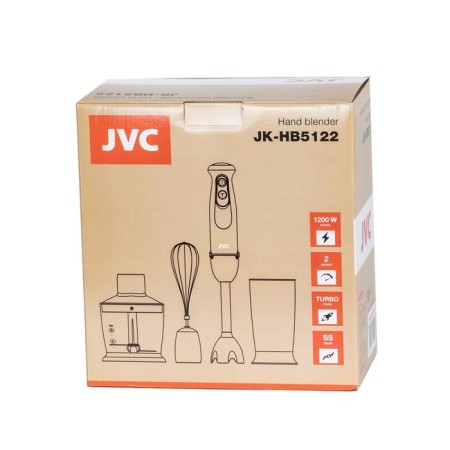 JVC JK-HB5122, submersible blender, 1200 W, 600 ml, 5 speeds, white-6