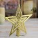 Top "Star" texture, 15x15 cm, gold