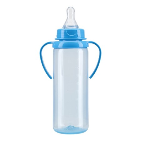 A bottle for feeding with handles, color, 250 ml, from 6 months, mix-12