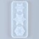 Form Silicone universal "Snowflake" 3 in 1, size: from 2.4 to 3 cm