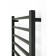 Electric towel Grois Alex, 400x600 mm, 6 crossbars, lower, black