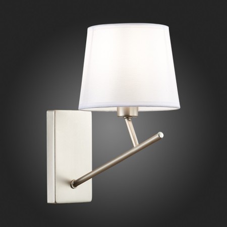 Wall lamp EVOLUCE. Sle300101-01. Denice. 1x40 W, E14, 15x26 cm, Nickel color-2